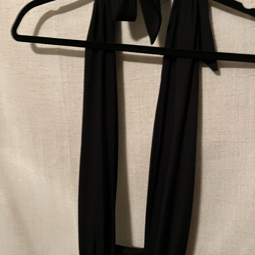 Zara Backless Ruched Dress Size S - Picture 4 of 6